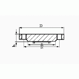 Фланцевая заглушка ГОСТ 12820 80 - фото - 2